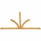 Ekena Millwork Richland Rough Sawn Timber Gable Bracket, Western Red Cedar, 108"W x 68"H x 2"D x 4"F, 15/12 Pitch GBW108X68X0204RIC00RWR - alternate 3